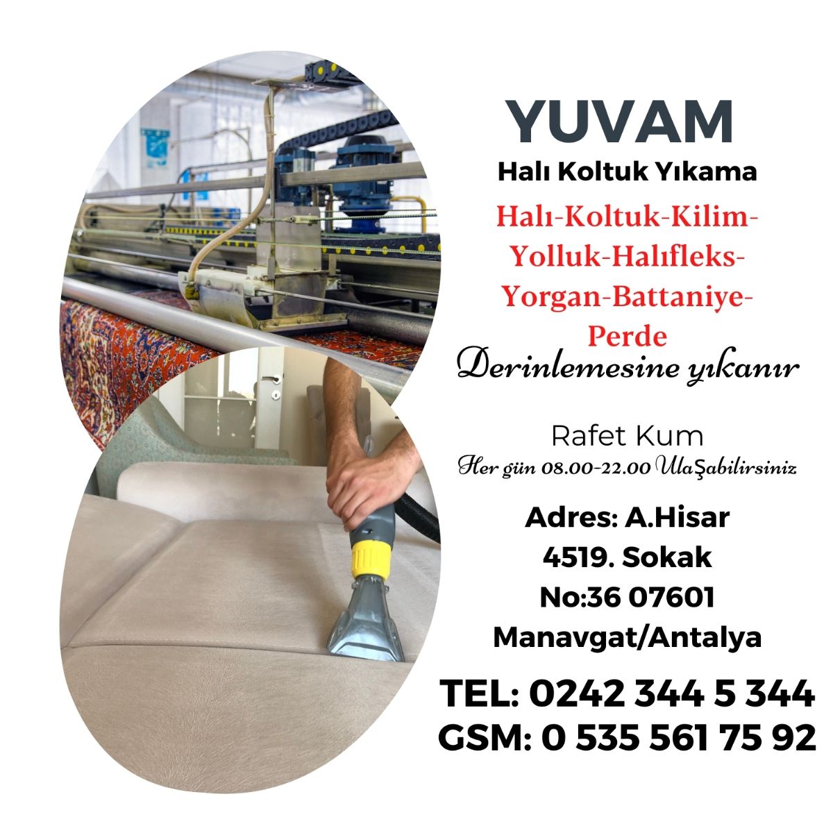 Antalya Manavgat Hali Yikama Manavgat Hali Yikamaci 0242 344 5 344